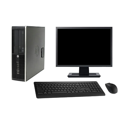 PC HP Compaq Pro 6300 SFF I3-2120 4Go 480Go SSD Graveur DVD Wifi W7 Ecran 22" · Occasion