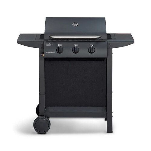 Barbecue gaz San Diego 3 - ENDERS - 3 brûleurs Inox - Surface de cuisson 50,5 x 33 cm - Grille inox - Tablettes - 7,05 kW