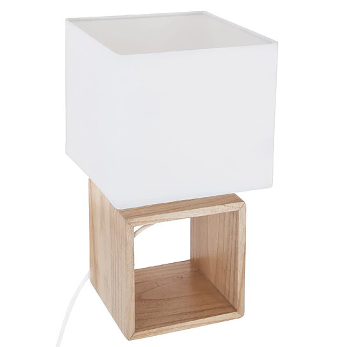 Atmosphera, Createur D'Interieur Lampe à poser design Scandi - H. 32 cm - Blanc