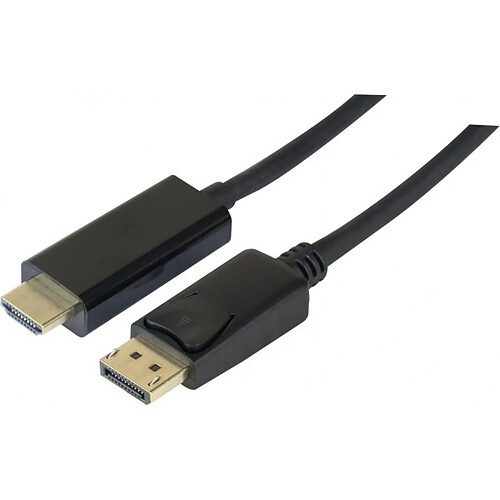 Abi Diffusion Cordon DisplayPort 1.2 vers HDMI® 1.4 noir - 3m