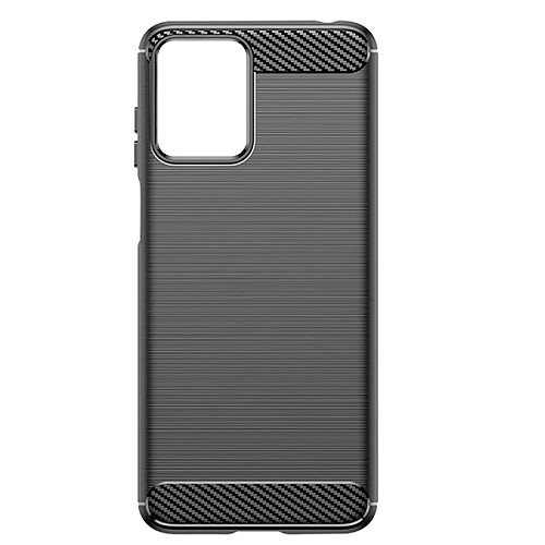 Avizar Coque pour Motorola Moto G23 et G13 Souple Effet Carbone Brossé Noir