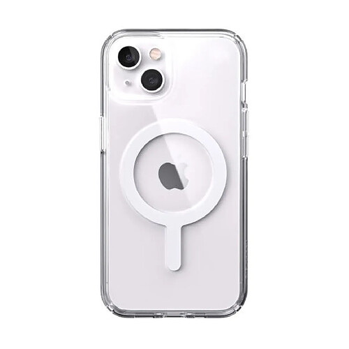 Speck Coque pour iPhone 13 MagSafe Presidio Perfect-Clear Revêtement Anti-jaunissement Transparent