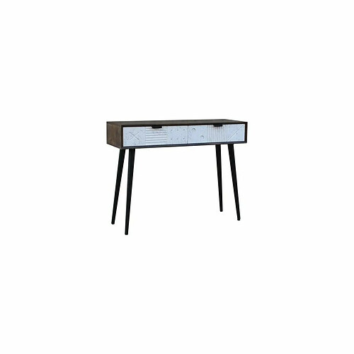 Console DKD Home Decor Métal Bois de manguier 105 x 35 x 77 cm