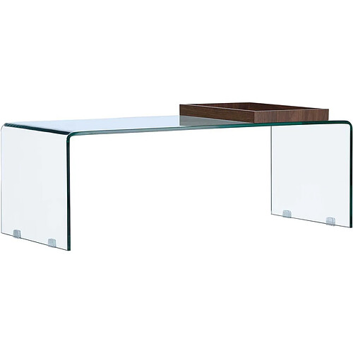 Venture Home Table basse en verre Telemark.