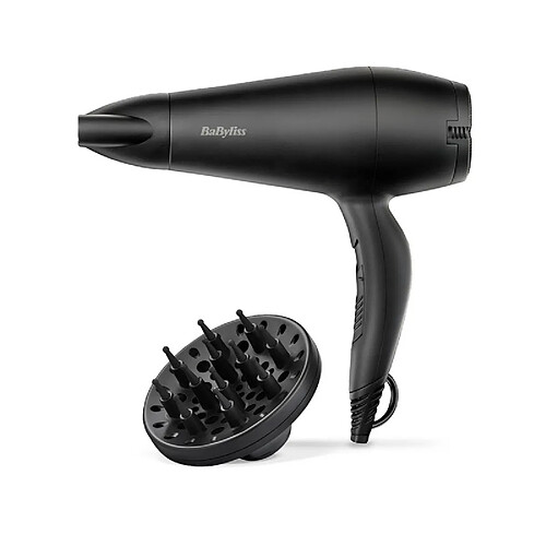 Sèche-cheveux Babyliss D215DE Diffuseur Noir 2000 W (2 Unités)