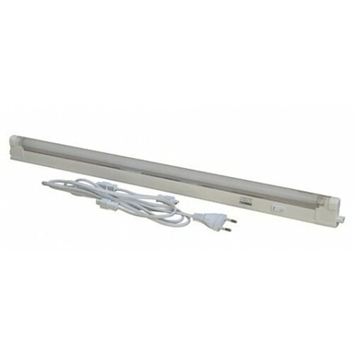 Tradex 60CM LED NEON TUBE COMPLETE WITH CEILING LIGHT T5 WARM WHITE LIGHT 3000K CABLE 1M