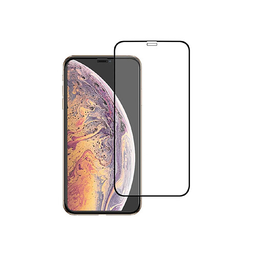 YP Select Film protecteur de téléphone portable de film en verre trempé pour Iphone Xs Max Noir