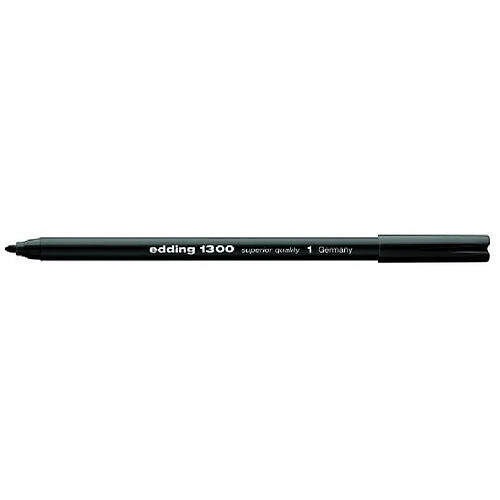 Edding e-1300 Lot de 10 Feutres de coloriage à Pointe ogive 3 mm Noir