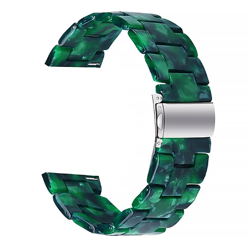 Bracelet en résine 20 mm avec boucle, vert noirâtre mat pour votre Huami Amazfit Bip S/GTR 42mm/GTS/Bip Lite