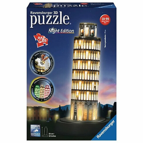 Ludendo Puzzle 3D Tour de Pise illuminée