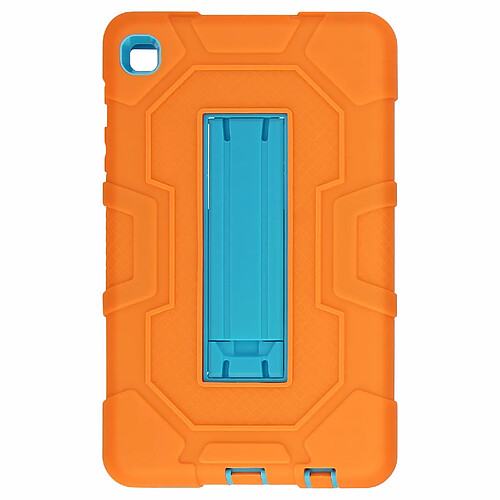 Avizar Coque Samsung Galaxy Tab A7 Lite Antichoc Béquille Support Orange / Bleu