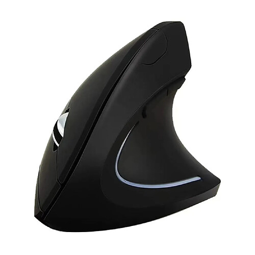 Souris de jeu verticale sans fil 2,4 G ergonomique 1600 DPI pour PC portable et bureau