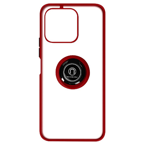 Avizar Coque pour Honor 70 Lite, X8 5G et X6 Bague Métallique Support Vidéo Rouge