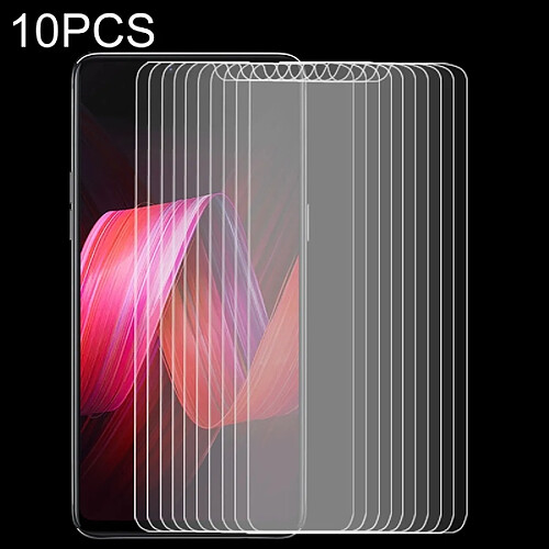 Wewoo Film en verre trempé 10 PCS 9H 2.5D pour OPPO R15 / R15 Pro