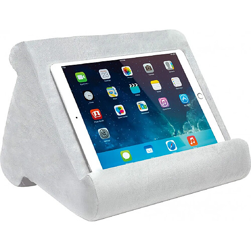 Venteo - Support universel pour tablette - TELESHOPPING - Pillow Pad™ - Housse antidérapante - GRIS - Adulte - 100% lavable en machine