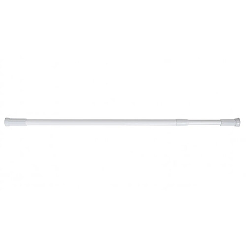 Msv Barre douche blanche 70 - 120 cm