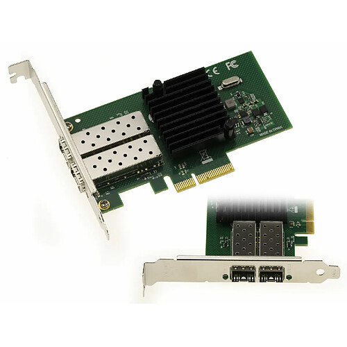 Kalea-Informatique Carte PCIe SFP 2 Ports Fibre LC - CHIPSET Intel I350AM2. Dual Gigabit Ethernet