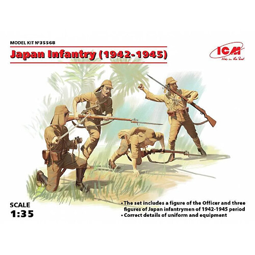 Icm Figurine Mignature Japan Infantry (1942-1945)