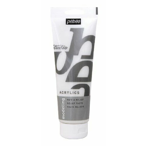 Pébéo 524130 Peinture Acryliques 1 Tube de 250 ml Blanc