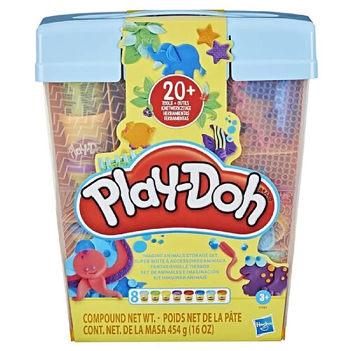 Hasbro Play-Doh Super Boîte a accessoires Animaux, jouets et pâte a modeler pour enfants