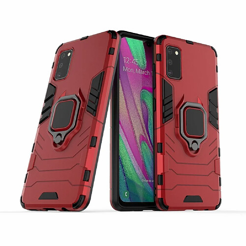 Coque en TPU avec béquille rouge pour votre Samsung Galaxy A41 (Global Version)