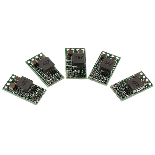 5 Pièces Mini DC-DC 4-24V12V24V à 5V3A Abaisser Module D'alimentation 97.5 Pour Voiture