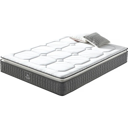 Habitat Et Jardin Matelas ressorts latex Léna - 140 x 190 cm - 7 zones de confort