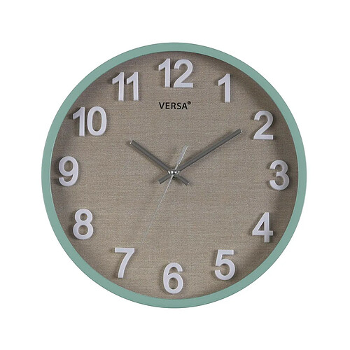 Horloge Murale Versa Plastique 4,5 x 30 x 30 cm