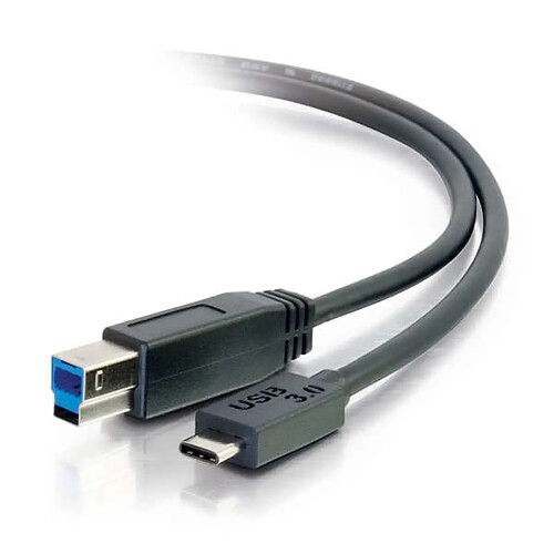 Cables To Go C2G USB 3.0, C - Standard B, 2m câble USB USB C USB B Noir