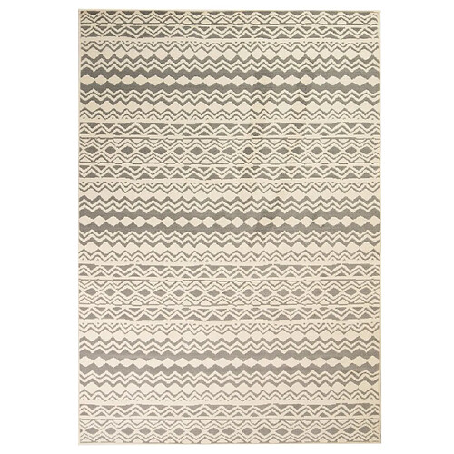 vidaXL Tapis moderne Design traditionnel 160 x 230 cm Beige/Gris