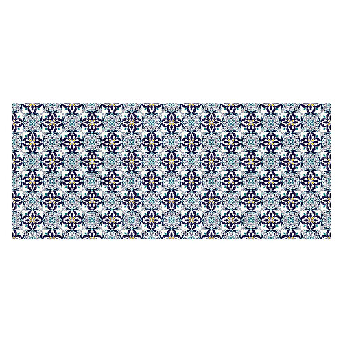 Alter Tapis de cuisine, 100% Made in Italy, Tapis antitache avec impression numérique, Tapis antidérapant et lavable, Modèle Hangzhou, 240x52 cm