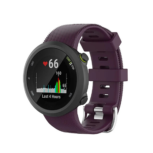 Bracelet en silicone violet pour votre Garmin Forerunner 45/45S