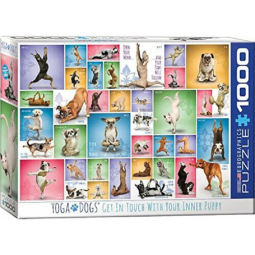 Eurographics Puzzle 1000 piAces chiens de yoga