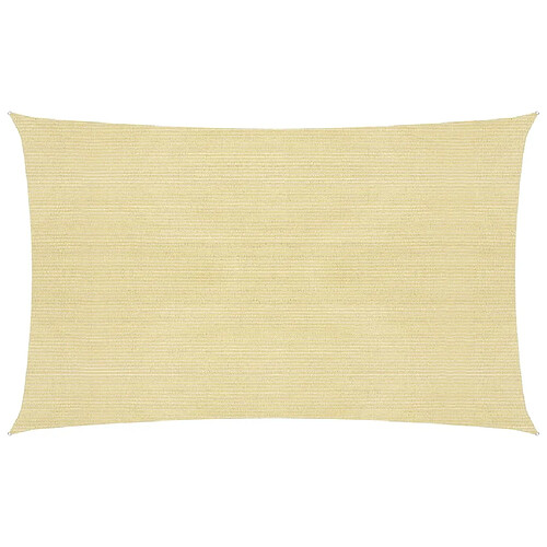 ComfortXL Voile D'ombrage 160 G/m² Beige 2,5x4,5 M Pehd