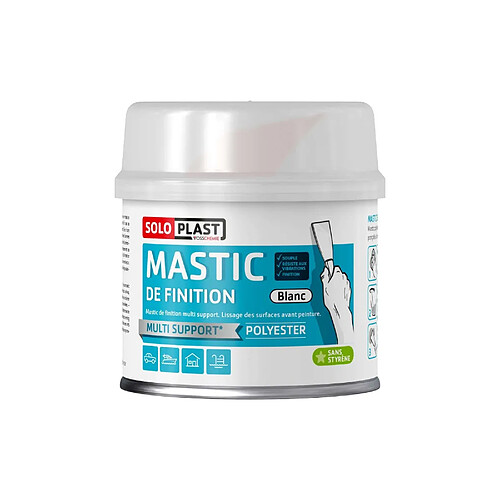 Mastic Soloplast type ferro élastic blanc 179g avec durcisseur