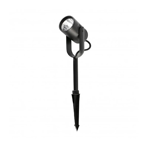 faro Piquet de jardin Slot Noir 1 ampoule 38cm