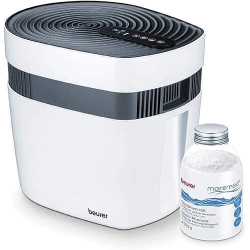 Beurer MK 500 + Salz ONP humidificateur Vapeur 6 L Blanc 24 W