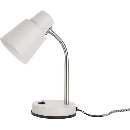 LEITMOTIV Lampe de bureau en métal Scope blanc.