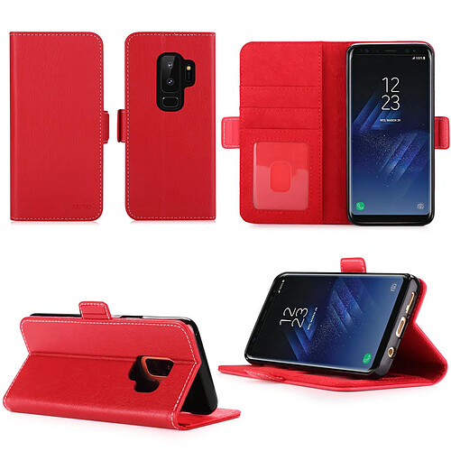 Xeptio Samsung Galaxy S9 Plus housse rouge