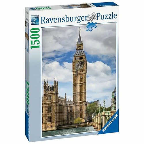 Ravensburger Puzzle 1500 pièces - Drôle de Chat sur Big Ben