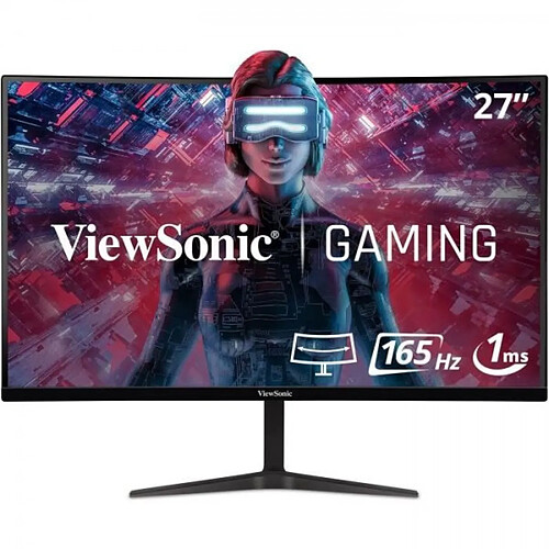 Ecran Ordinateur - Moniteur PC Gamer Incurvé - VIEWSONIC - 27 - VX2718-2KPC-MHD - QHD - Dalle VA - 1 ms - 165 Hz - 2 x HDMI / DisplayPort -