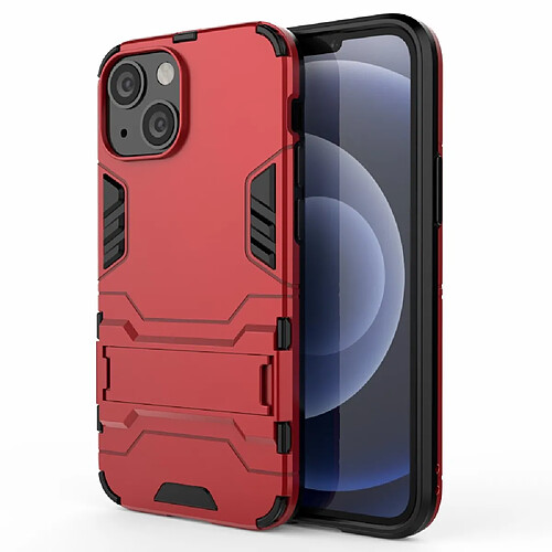 Coque en TPU antichoc avec béquille rouge pour votre Apple iPhone 13 mini 5.4 pouces