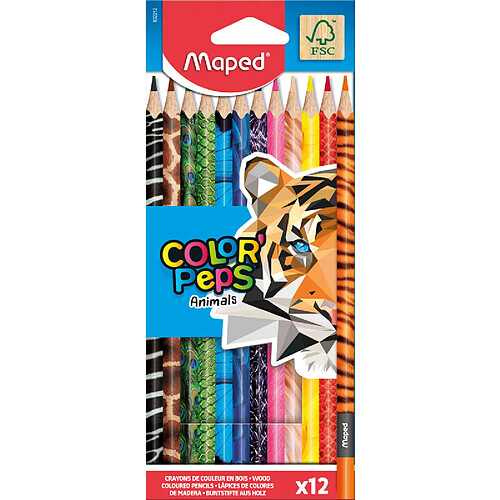 Maped Crayon de couleur triangulaire COLOR'PEPS Animals ()