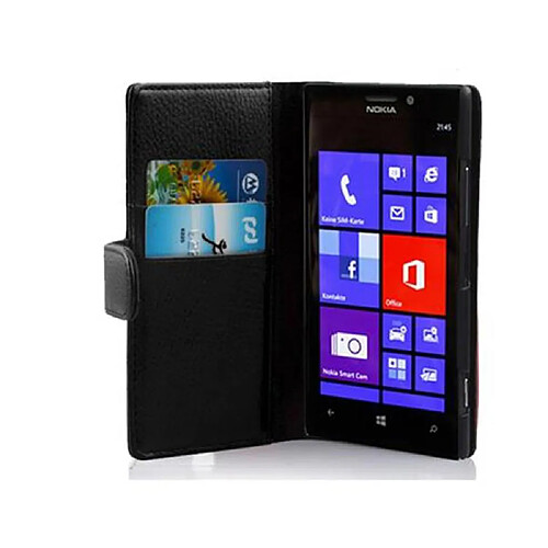 Cadorabo Coque Nokia Lumia 925 Etui en Noir