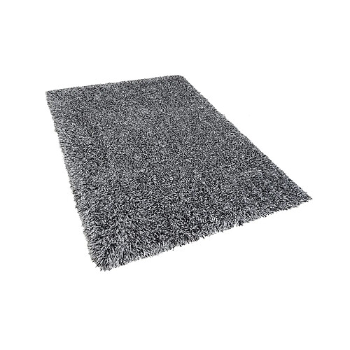 Beliani Tapis noir et blanc 140 x 200 cm CIDE