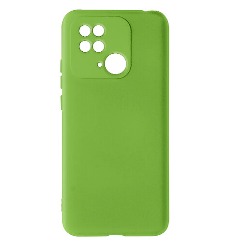 Avizar Coque Xiaomi Redmi 10C Semi-rigide Soft-touch Fine vert