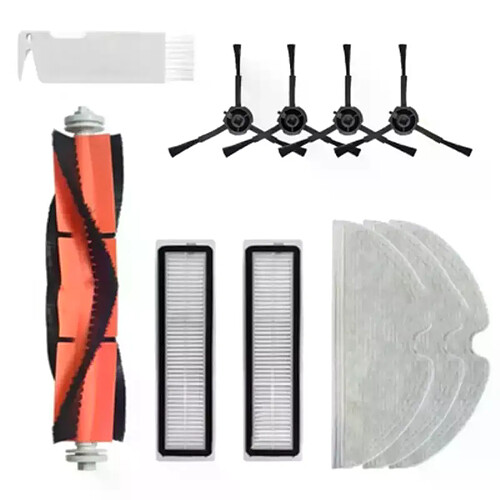 Kit de pièces pour aspirateur robot Dreame Bot L10 Pro D9, accessoires de vadrouille et chiffon, avec filtres de brosse latérale principale