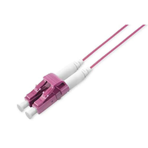 Digitus DK-HD2533-01-4 câble de Fibre Optique 1 m LSZH OM4 LC Violet - Câbles de Fibre Optique (1 m, LSZH, OM4, LC, LC, Violet)