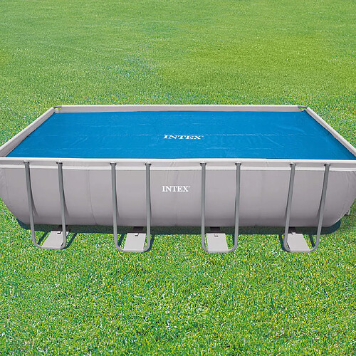 Bâche à bulles 5.38 x 2.53 m pour piscine intex tubulaire 5.49 x 2.74 m