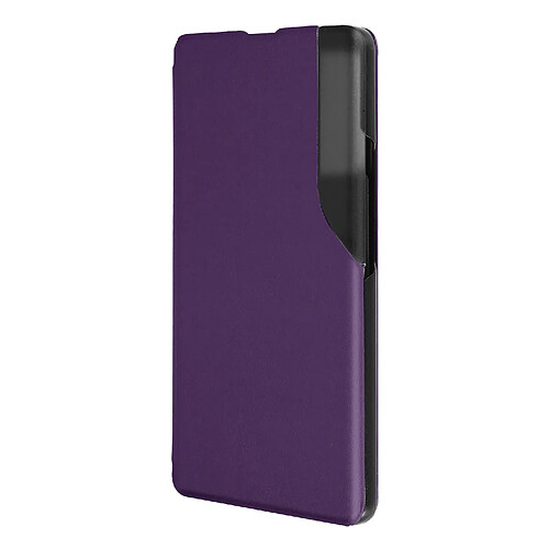 Avizar Étui Folio pour Xiaomi 13 Pro Fenêtre Affichage Heure Support Vidéo Violet Foncé